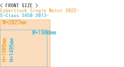 #Cybertruck Single Motor 2022- + S-Class S450 2013-